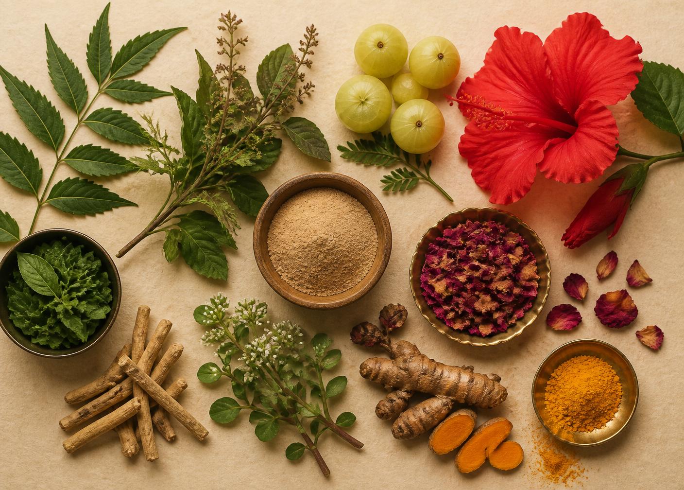 Ingredient flatlay